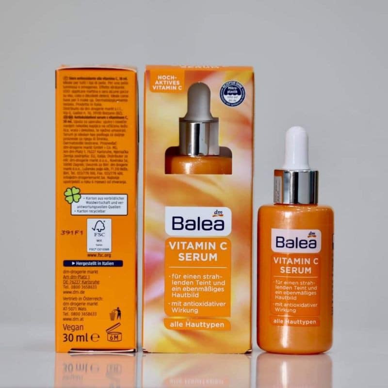 Serum Balea vitamin C dưỡng trắng, sáng da, giảm thâm, đồi mồi, tàn nhang