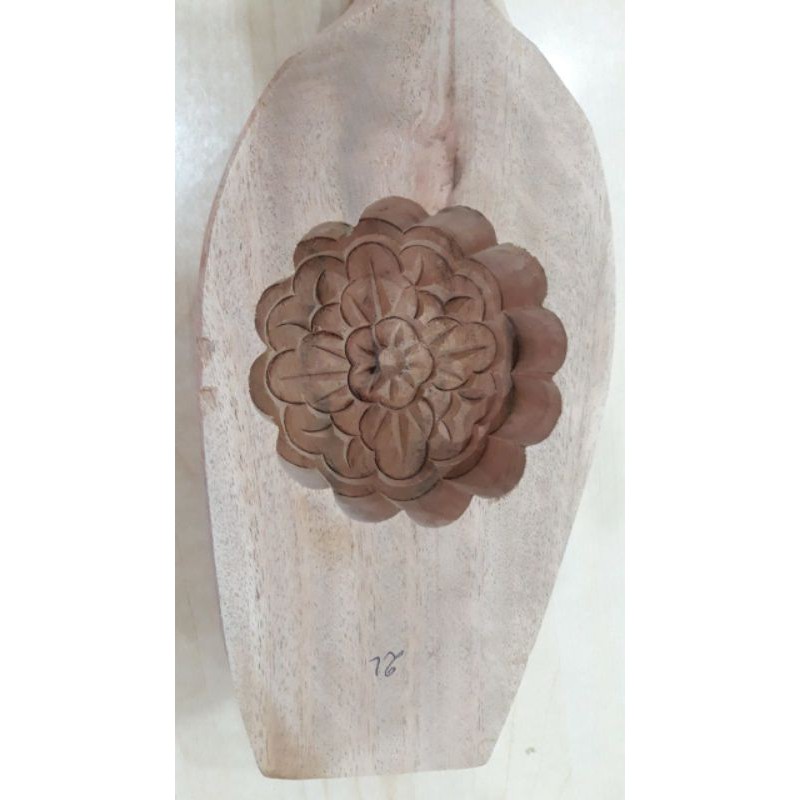 khuôn bánh trung thu bằng gỗ 250gram - mẫu hoa