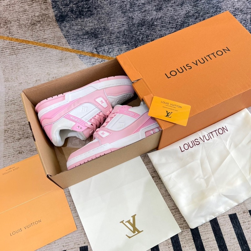 GIÀY LV TRẮNG HỒNG LAI AU CAO CẤP