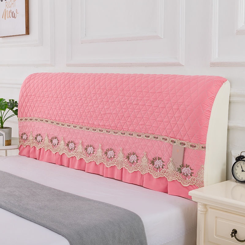 Vỏ Bọc Đầu Giường Chất Liệu Nỉ Dày Dặn Chống Bụi Bảo Vệ Toàn Diện