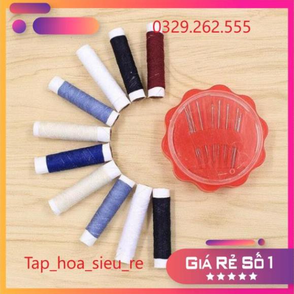 (Rẻ Vô địch) Hộp kim chỉ tròn đa năng 30 món siêu tiện ích