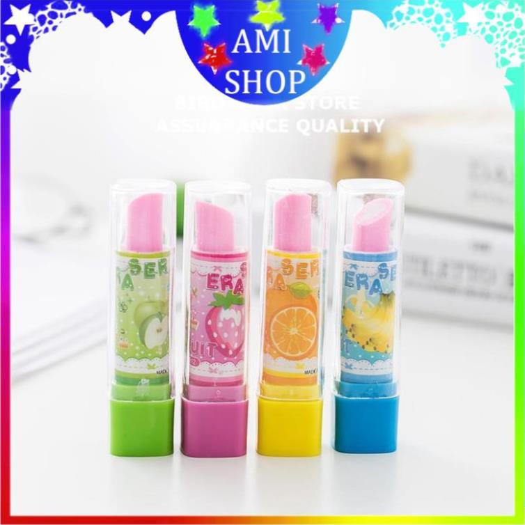 Cục tẩy hình son môi 💕𝑭𝒓𝒆𝒆𝒔𝒉𝒊𝒑💕 Ami shop