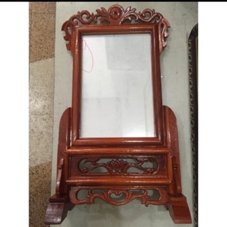 Khung ảnh gỗ hương màu đỏ kt 21x30
