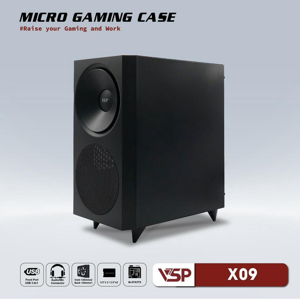 Vỏ máy tính | Case VSP X09 - Speak - Hàng chính hãng