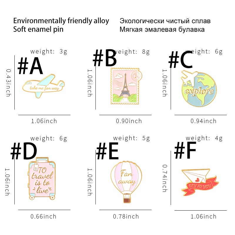 Huy hiệu cài áo tráng men họa tiết hoạt hình
