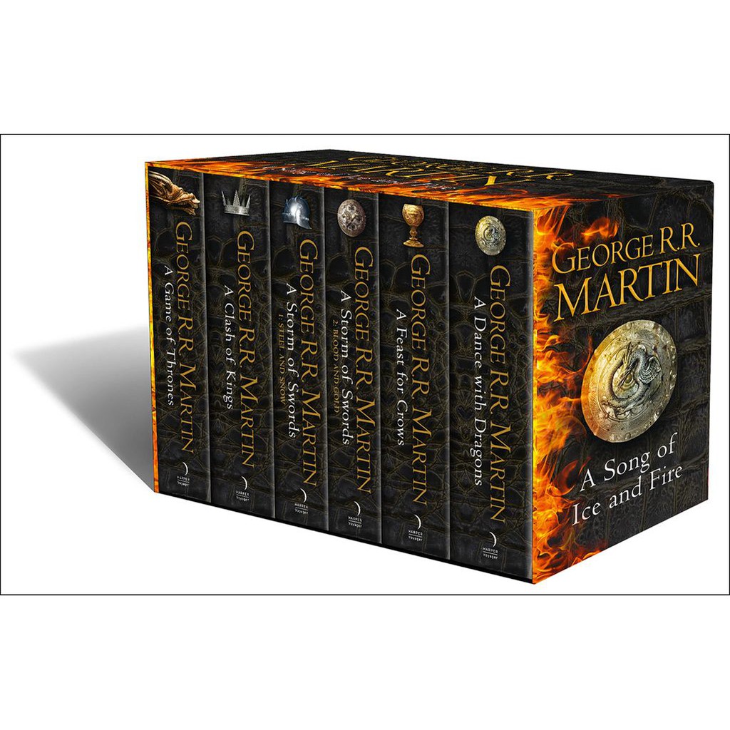 Bộ truyện ngoại văn: Song of Ice and Fire Box Set ( 6 Vol)