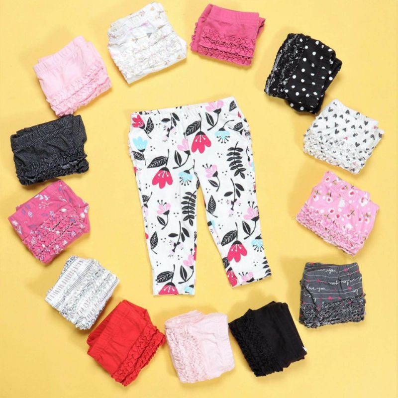 Set 3 Quần legging Phồng viền mông Jumping Bean bé trai bé gái