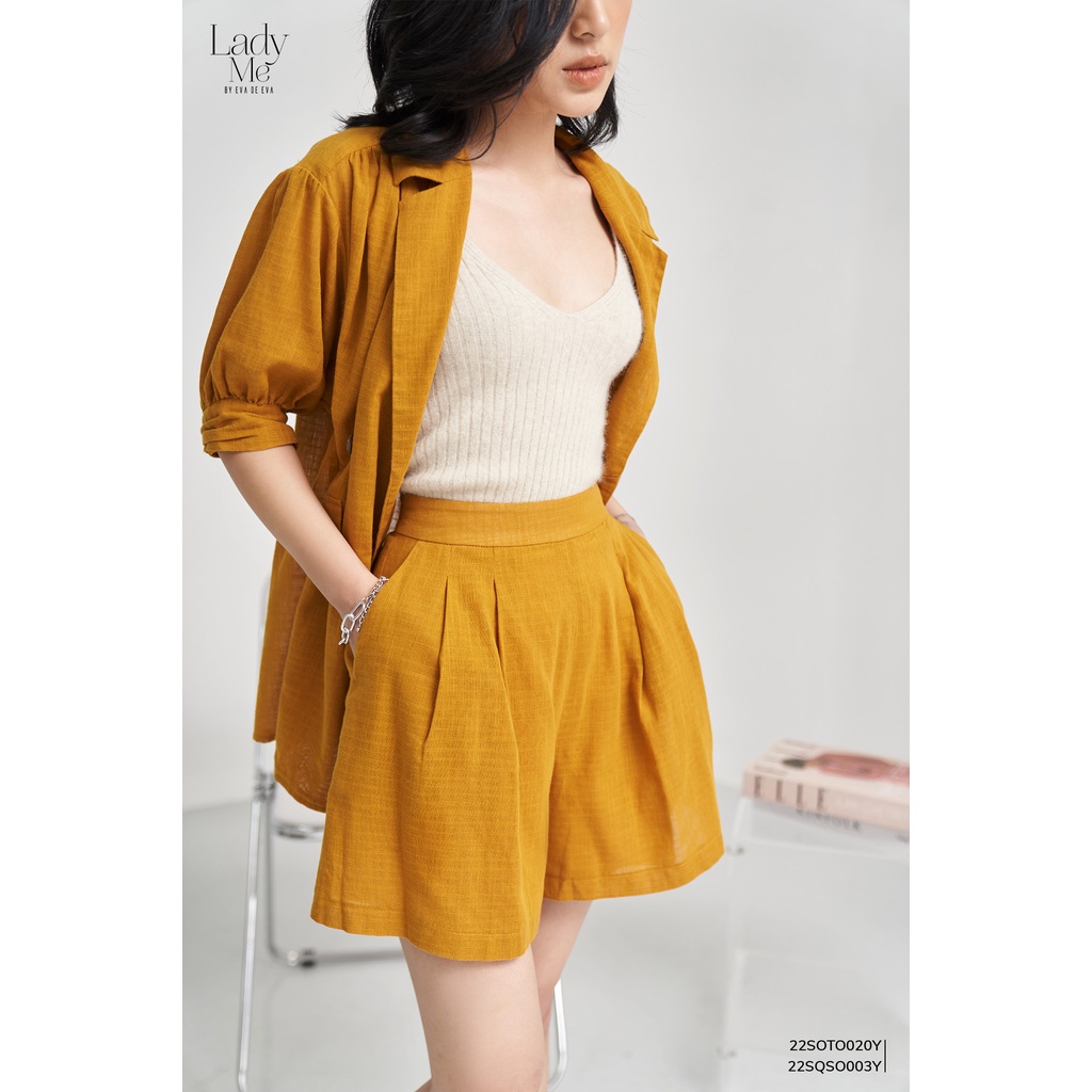 Áo blazer nữ tay lỡ dáng dài cổ vest LADY ME by Eva de Eva 22SOTO020Y