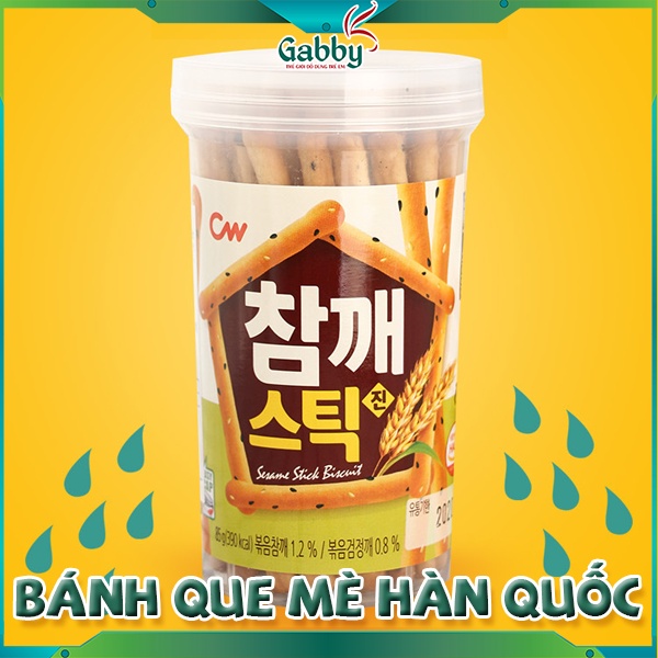 BÁNH QUE MÈ RANG, BÁNH QUE ĐẬU NÀNH HÀN QUỐC, BÁNH QUE CHẤM VÀ SỐT SOCOLA (85G, 220G)