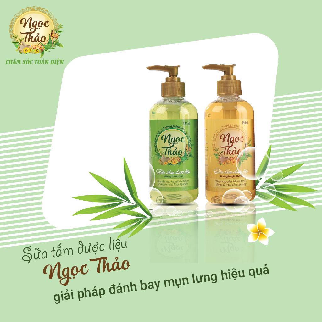 Sữa tắm Dược liệu Ngọc Thảo chai 350ml