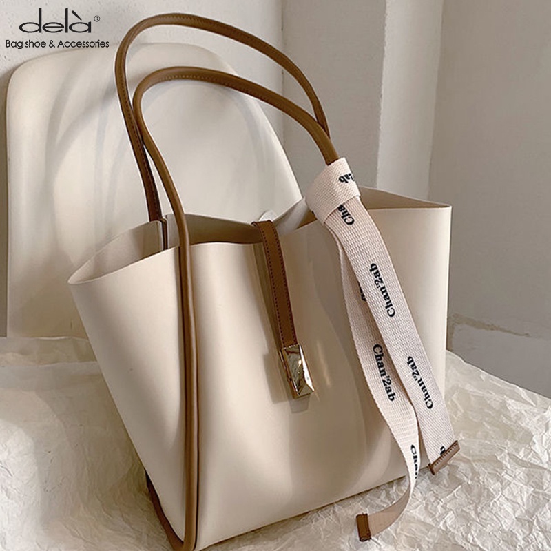 Dela Túi tote Đeo Vai Cỡ Lớn Thời Trang Chất Lượng Cao 2022 Mới Dành Cho Nữ