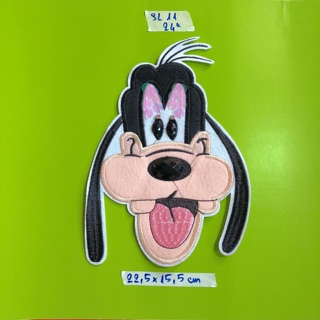 Stick thêu hình chú chó hoạt hình phụ kiện may mặc trang trí quần áo, handmade,DIY