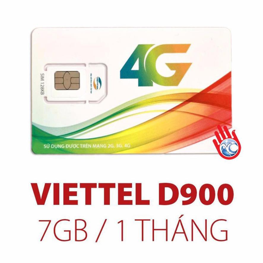 [MIỄN PHÍ 12T] SIM 4G VIETTEL D900 7GB/THÁNG D500 KM 4GB/THÁNG VÀ SIM VINA 5GB/THÁNG SỬ DỤNG 1 NĂM KHÔNG CẦN NẠP TIỀN