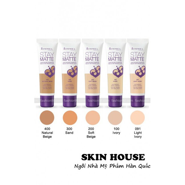 Kem nền Rimmel Stay Matte Foundation 30ml | BigBuy360 - bigbuy360.vn