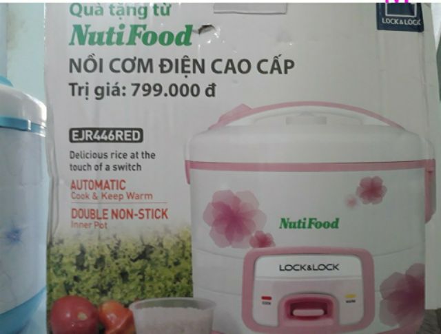 Nồi cơm điện 1.8L LOCK & LOCK [ Quà tặng từ Nutifood ]