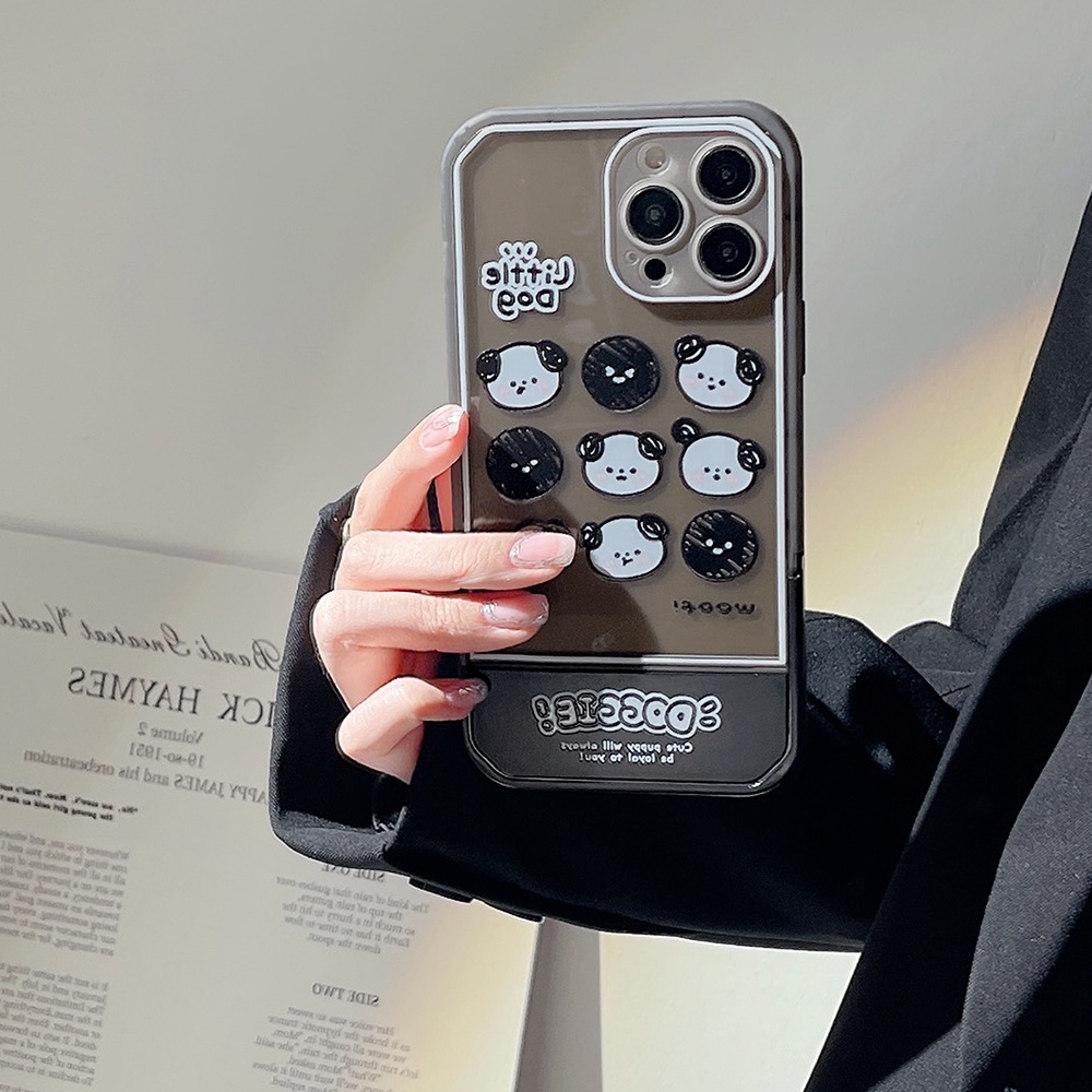 Ốp Điện Thoại Dẻo Họa Tiết Hoạt Hình Chú Chó Dễ Thương Chống Sốc Cho iPhone 13 12 11 Pro XS Max X XR 7 8 plus