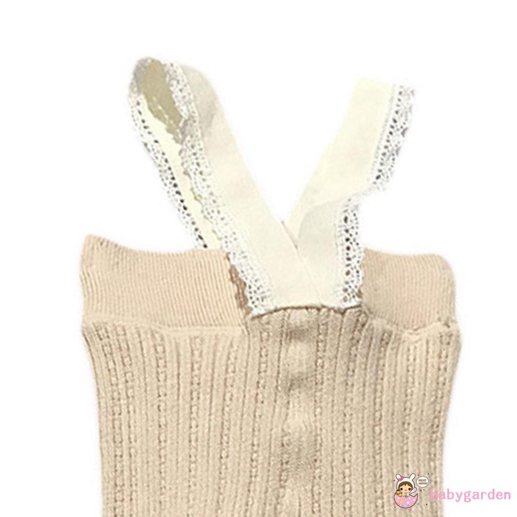 Quần Tất Dệt Kim Phối Ren Mềm Co Giãn Dành Cho Bé Gái 0-4 Tuổi