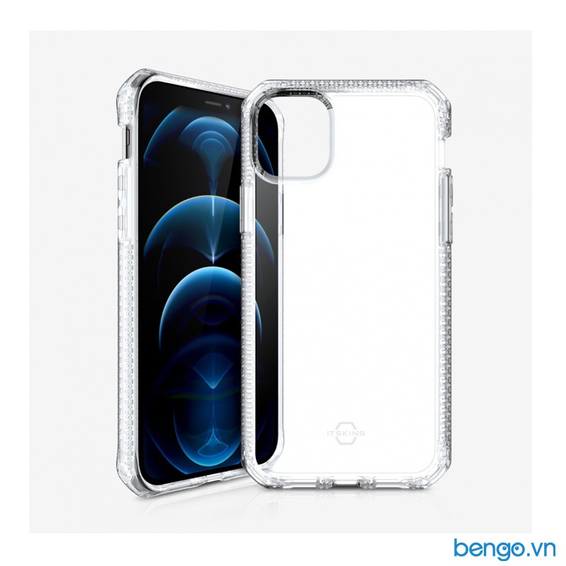 Ốp lưng iP 12/12 Pro/12 Mini/12 Pro Max ITSKINS Spectrum // Clear Antimicrobial