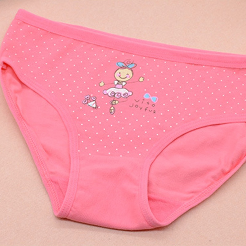 Mary Kids Underpants Cartoon Dance Girl Cotton Triangle Underwear Baby Girls Panties