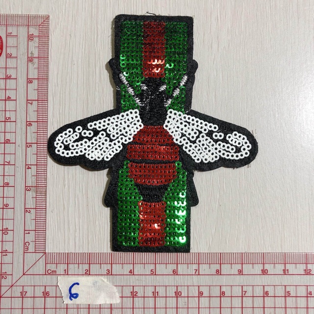 Sticker hình ủi vải logo ong,rắn phụ kiện may mặc trang trí quần áo, handmade,DIY