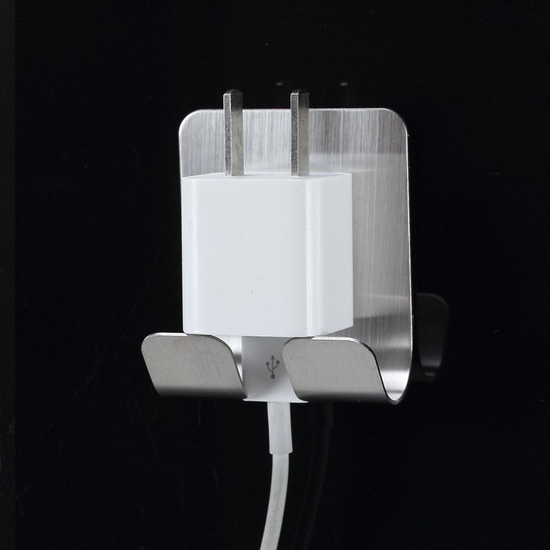 Móc Inox Treo Dao Cạo Dâu Inox 304, Móc Treo Ổ Cắm Điện Treo Dây Nồi Cơm Dán Tường Không Cần Khoan Vít