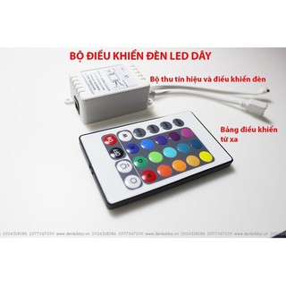 Bộ điều khiển Led dây RGB 6A kèm Remote