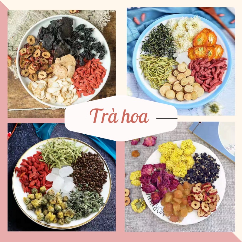 Trà Hoa 7 Vị Dùng uống Trà Dưỡng Sinh