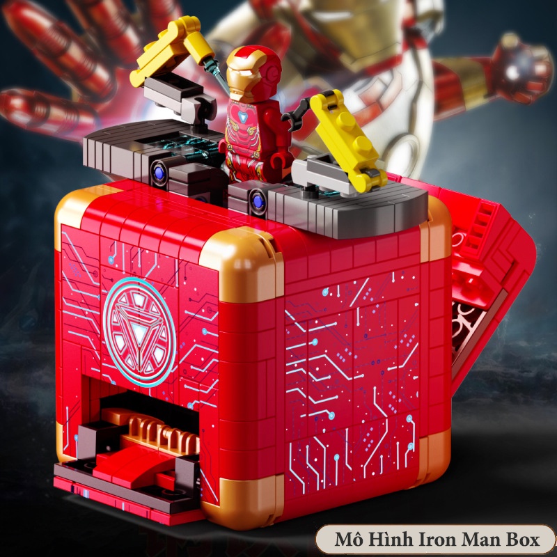 Đồ Chơi Lắp Ráp Kiểu LEGO Mô Hình Minecraft / Iron Man / Mario Box LW423,2075,8887 Với 722+ PCS