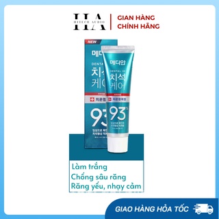 [HOT] Kem Đánh Răng Hàn Quốc Median 93% 120g xanh lá dành cho răng nhạy cảm, răng sâu, giảm bớt viêm nướu