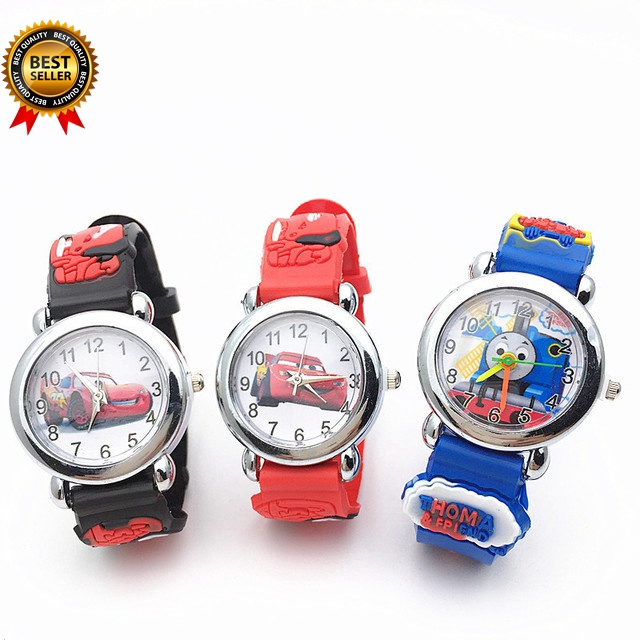 Đồng hồ McQueen Pixar Car Thomas cho sinh nhật trẻ em