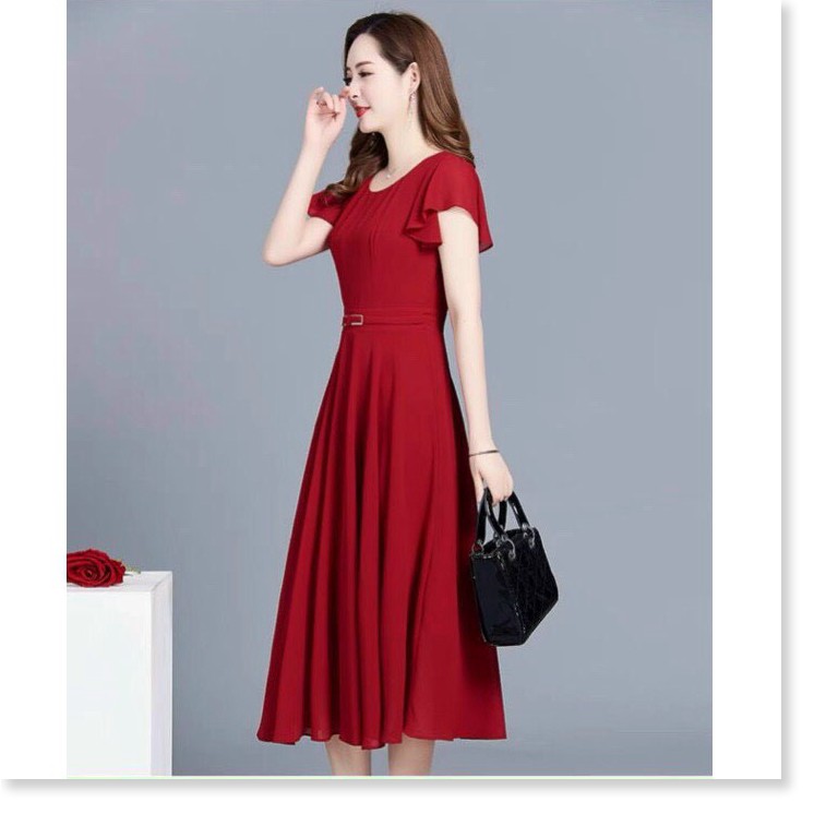 ĐẦM COTTON LẠNH THIẾT KẾ HỌA TIẾT TRƠN NHƯNG KHÔNG KÉM PHẦN SANG TRỌNG,CHẤT LIỆU VÃI THOÁNG MÁT LANA FASHION