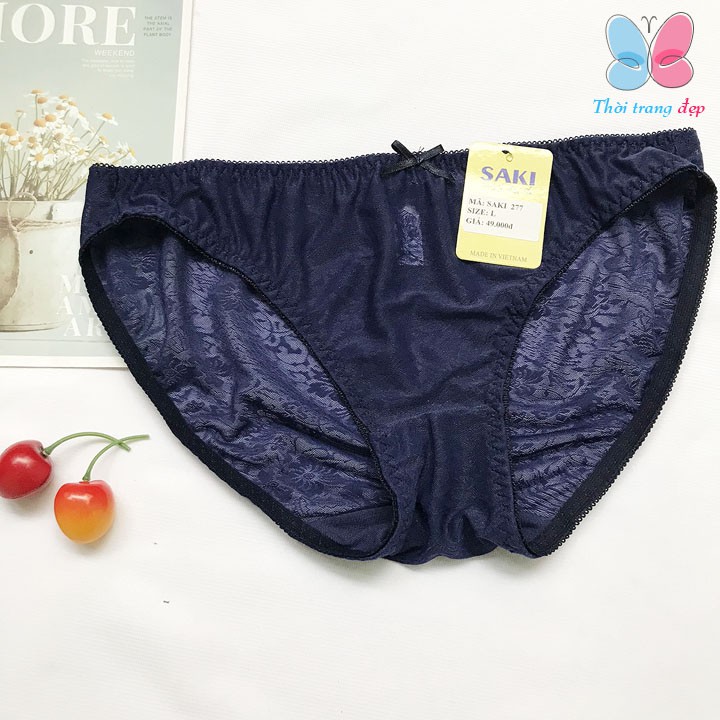 Quần lót nữ thun bông ép Saki - QL277