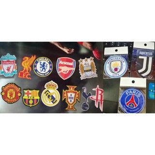 Logo rời bằng vải M.U, chelsea, arsenal, liverpool, barcelona, Real Barca ủi lên quần áo