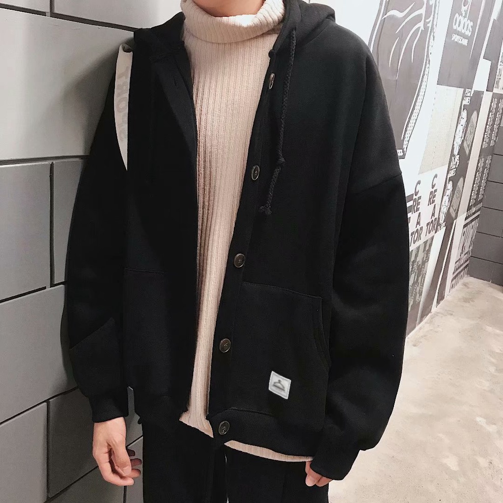 Áo Khoác Hoodie Tay Dài Thời Trang Cho Nam Size M-4Xl