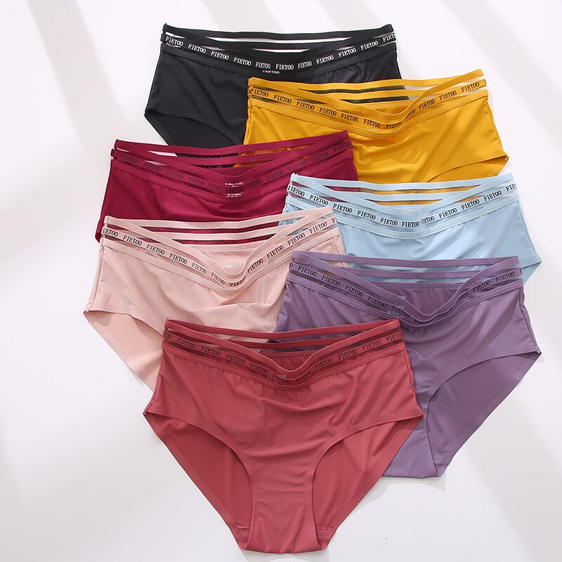 Quần lót CUTEBYTE phối lưới lưng cao họa tiết chữ cái size lớn thời trang dành cho nữ