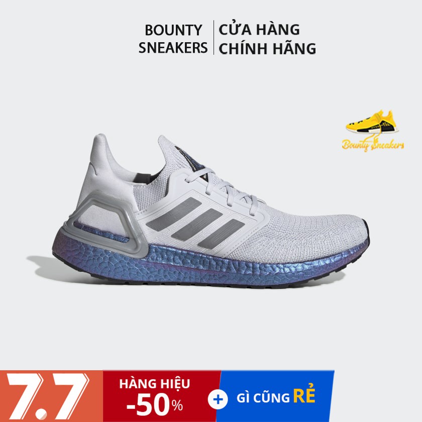 Giày Adidas Ultra boost 20 ISS sneaker thể thao nam trắng xanh EG0755 - Hàng Chính Hãng - Bounty Sneakers