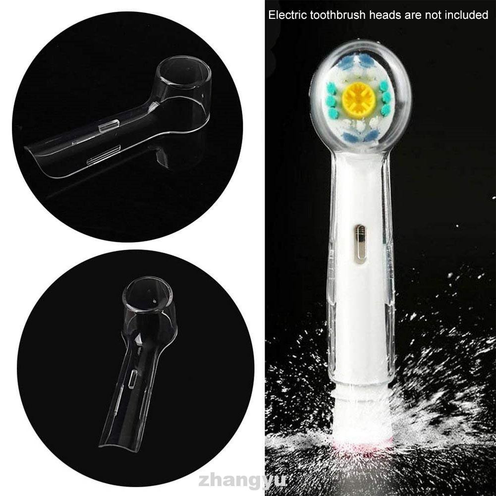 Bộ 4 Đầu Bọc Bảo Vệ Bàn Chải Đánh Răng Điện Bằng Abs Có Thể Tái Sử Dụng Cho Oral B