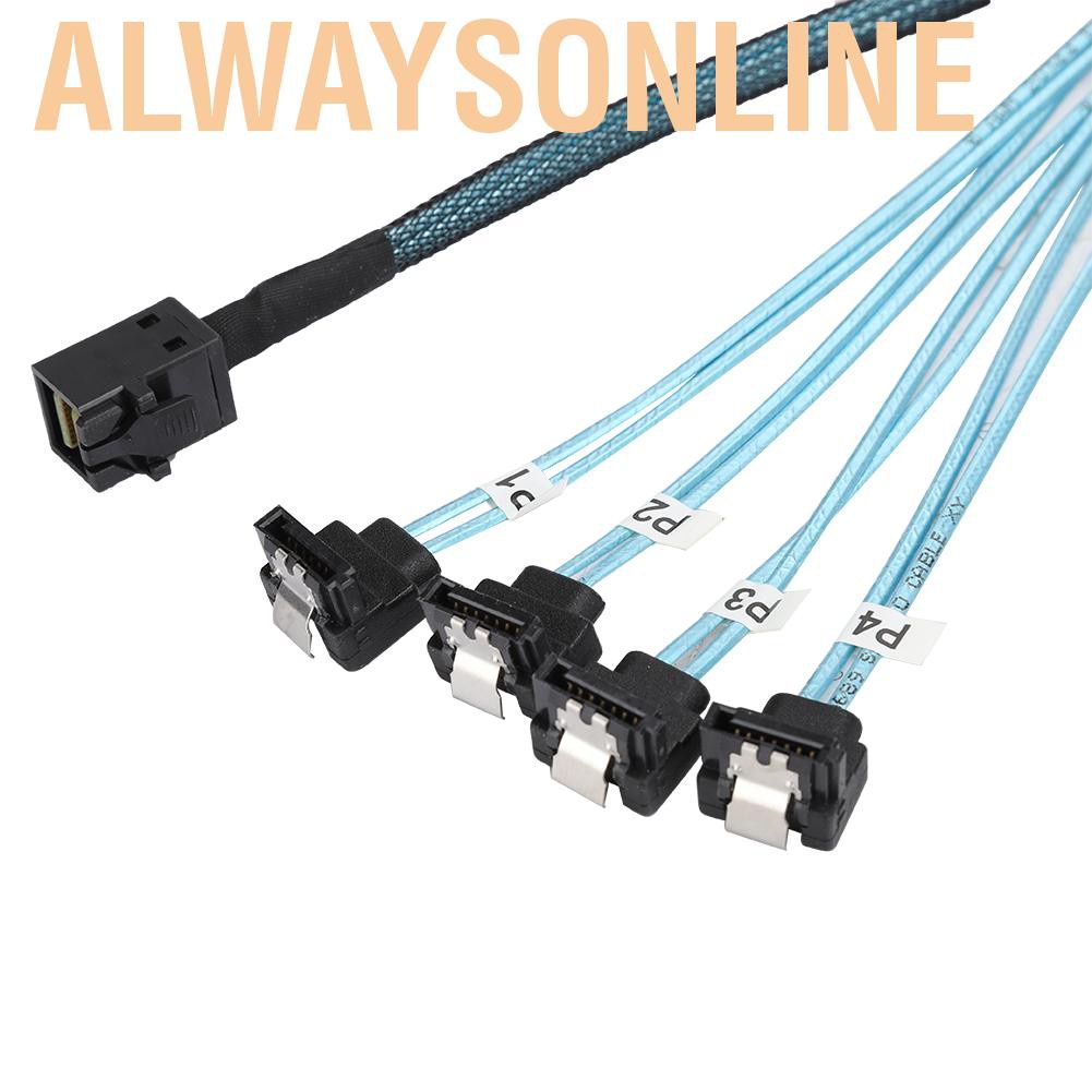 Dây Cáp Kết Nối Ổ Cứng Mini SAS Giao Diện HD 36P SFF-8643 Sang SATA 7Pinx4 | BigBuy360 - bigbuy360.vn