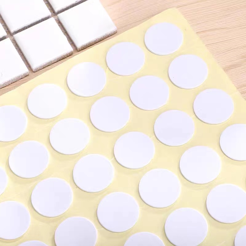 Tấm 50 Miếng Dán Nano Hai Mặt Trong Suốt Hình Tròn Không Để Lại Dấu Vết
