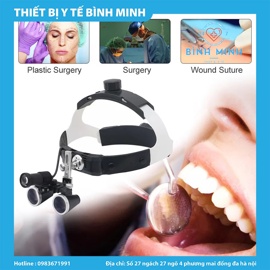 ĐÈN LED ĐEO ĐẦU NHA KHOA LOUPES