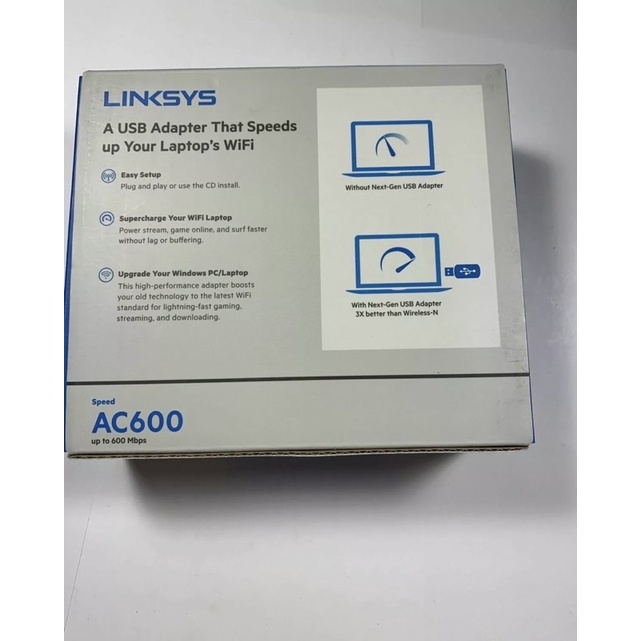 [Chính hãng] USB Wifi LinkSys AC600 chuẩn AC dual band