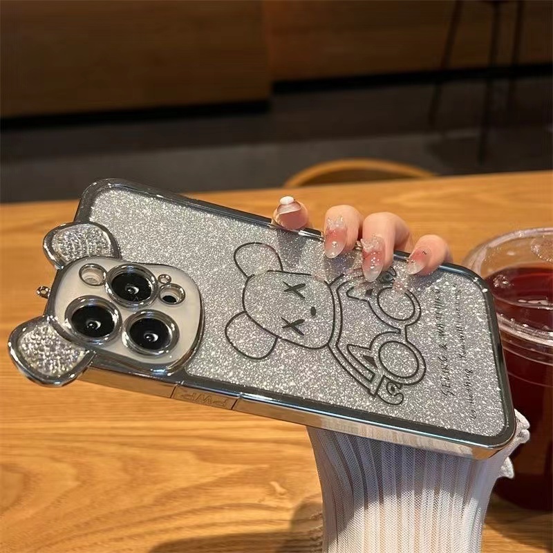 Ốp Điện Thoại iPhone 13 12 11 Pro max TPU Mềm Trong Suốt Chống Sốc Bảo Vệ Ống Kính Sang Trọng Cho case
