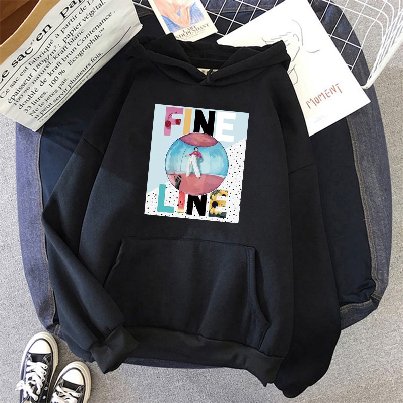 Áo Hoodie Oversize In Hình One Direction Merch Phong Cách Hip Hop Đường Phố Cho Nữ