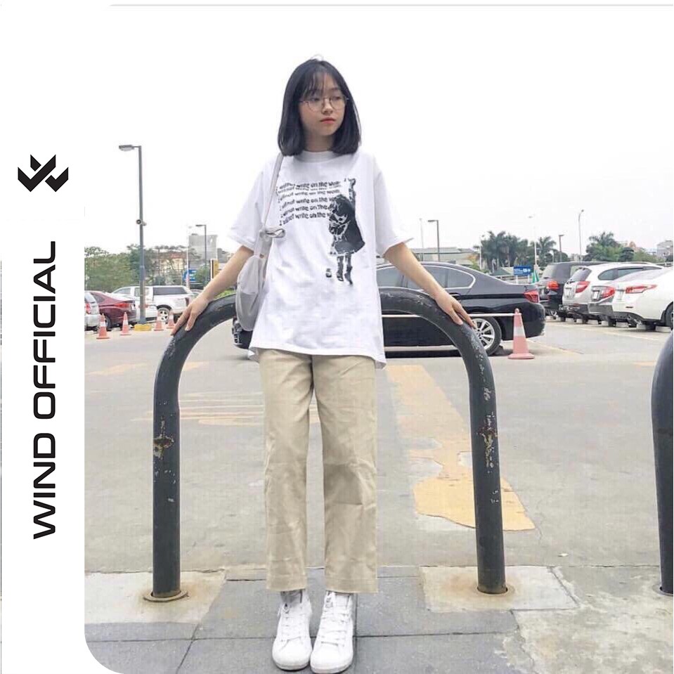 Quần baggy kaki unisex Basic Tea ống suông nam nữ ulzzang WIND | BigBuy360 - bigbuy360.vn