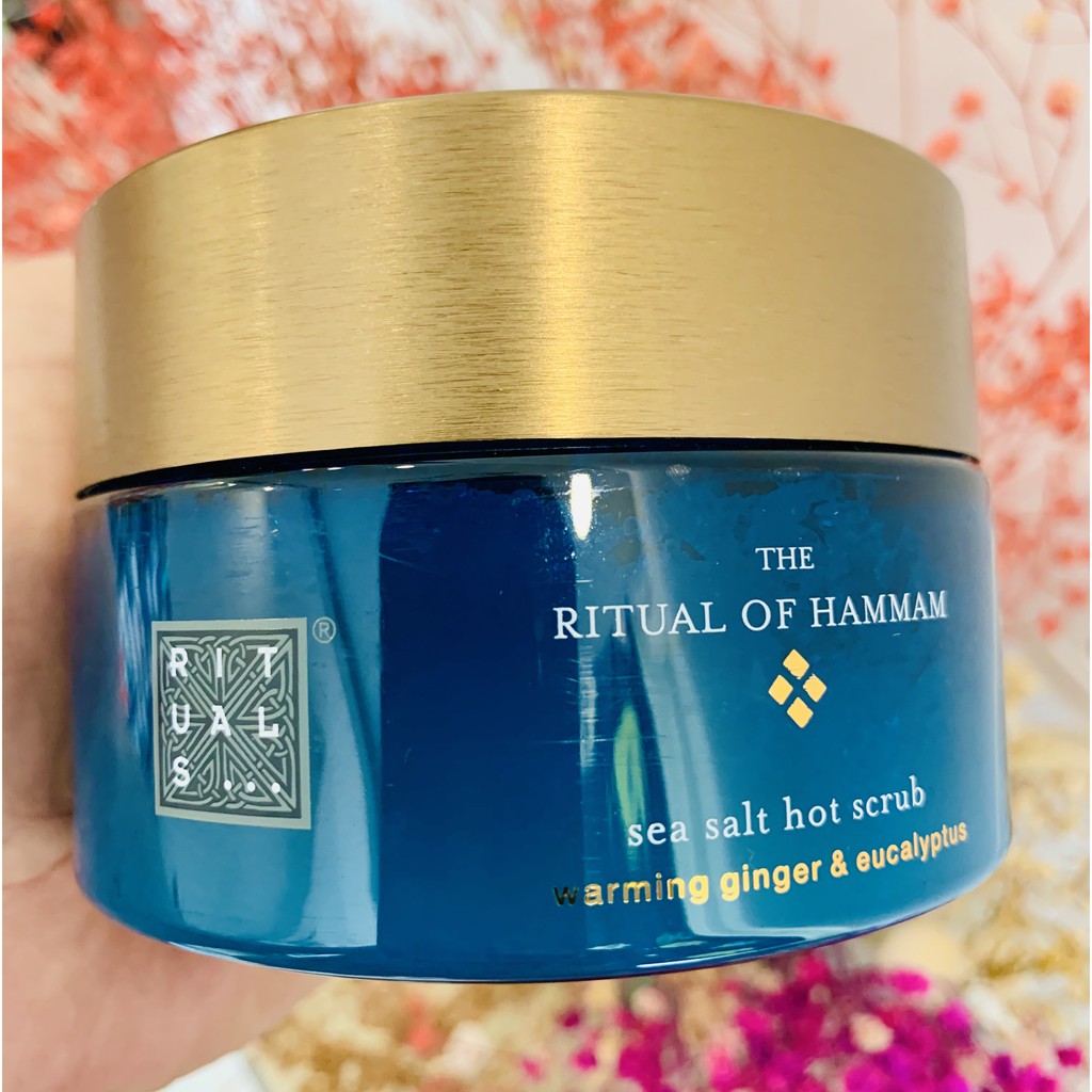 [BILL US/FR] RITUALS Tẩy da chết HAMMAM Gừng Ấm/Bạch Đàn The Ritual Of HAMMAM Body Scrub 10.5oz/300g