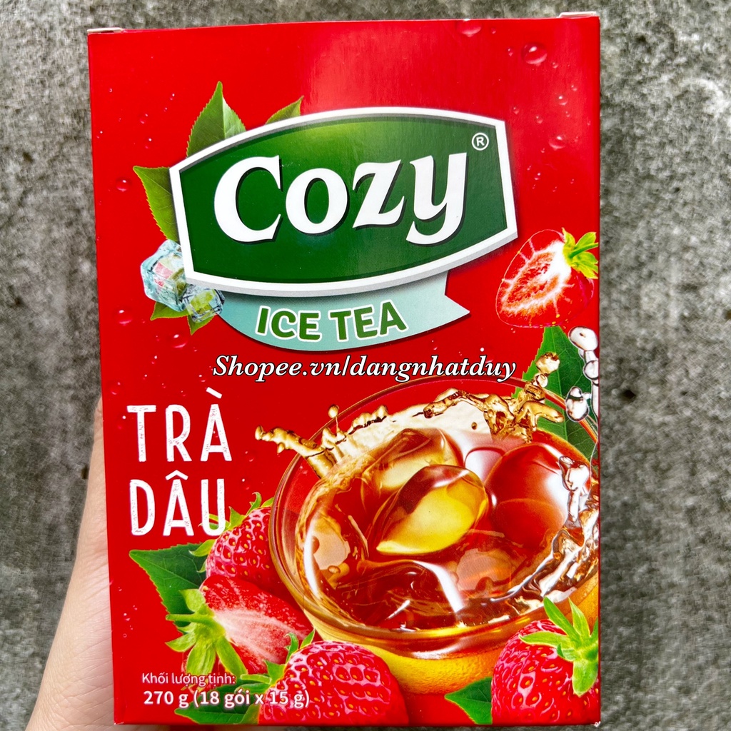 Trà Dâu hoà tan Cozy