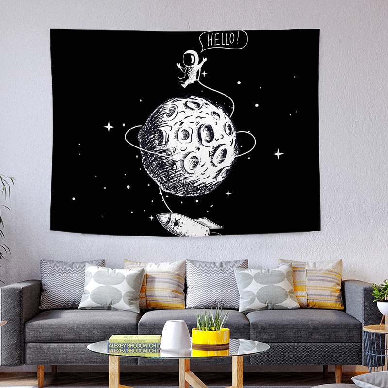 Thảm Treo Tường Trang Trí Phòng Ngủ Phong Cách Bắc Âu