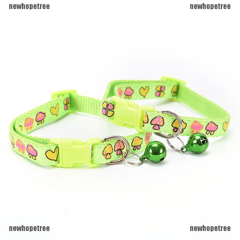 Vòng cổ có chuông hình nấm dễ thương cho thú cưng