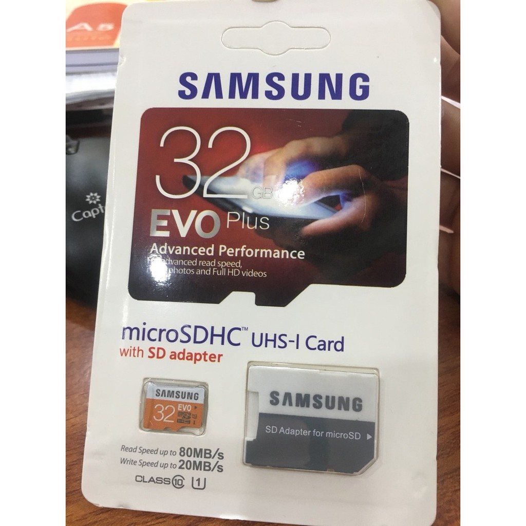 Thẻ nhớ Micro SD Samsung 32GB HDXC (Kèm Adapter) - Bảo hành 5 năm!!!