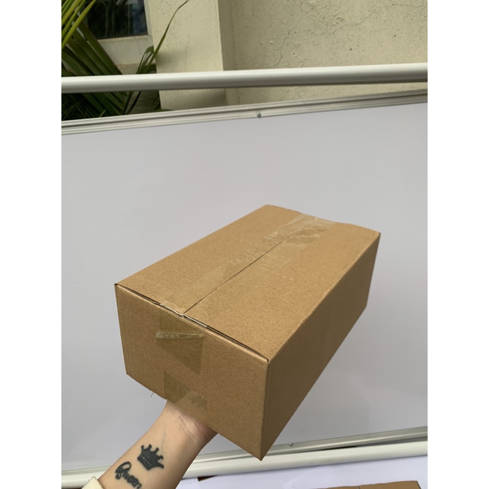 Hộp 25x15x10cm  Hộp carton thùng giấy An Hảo 3 lớp siêu cứng đóng gói hàng hóa đa năng